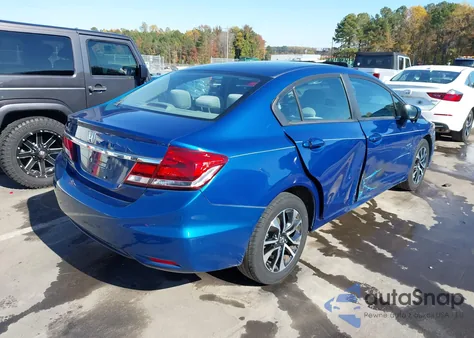 2015 Honda Civic Ex z USA, uszkodzony, nr VIN 19XFB2F86FE019102
